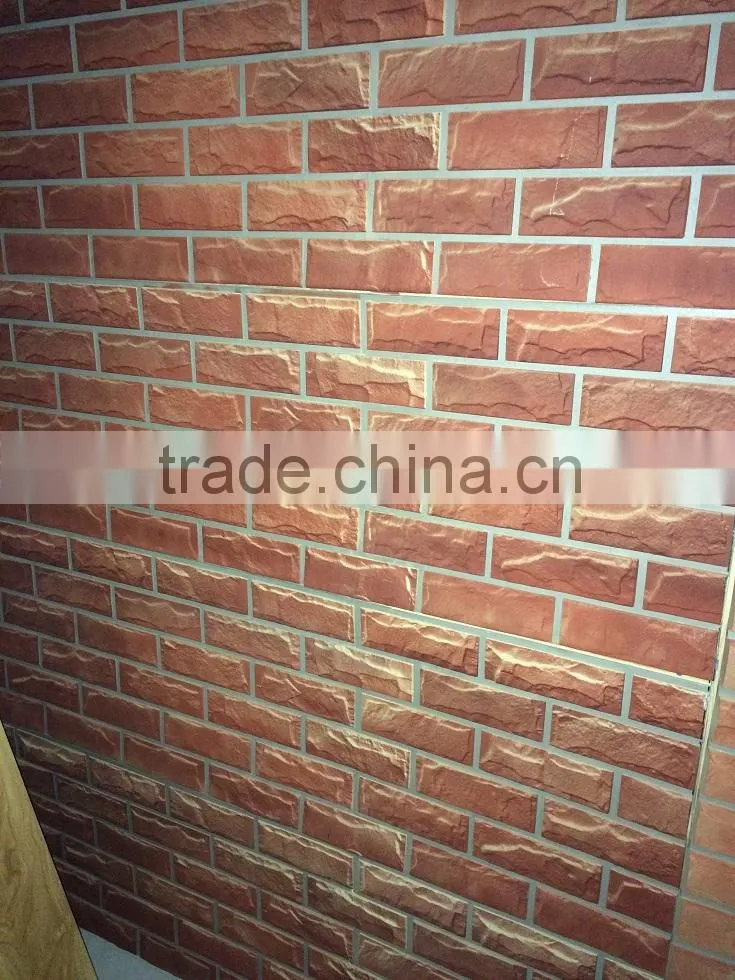 archaized brick exterior 3D wall panel