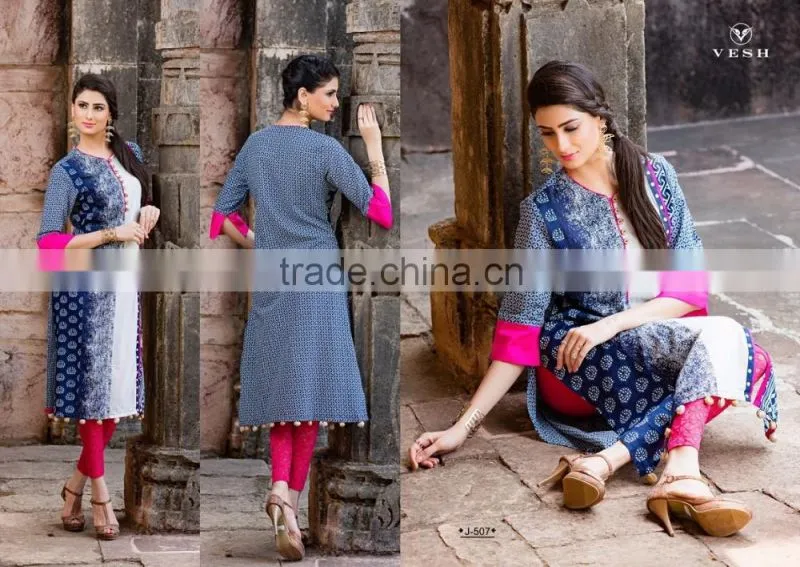 Indian Stylish Long Sleeve Kurtis