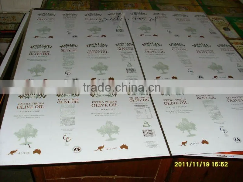 tinplate sheet T62-64 printed tinplate sheet 1-8 colors printing