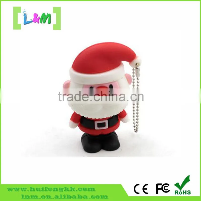 Fashion Christmas gift / Stocking plastic USB flash drive / CE Rohs FCC approved / Original chip