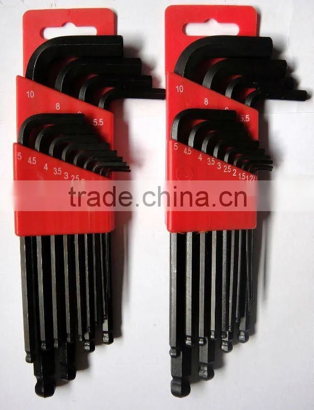 The Low Price and The Hot Sale BY13001 13PCS Ball Head Hex Key Wrench