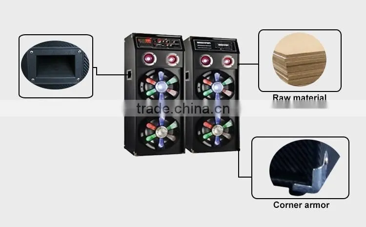 2.0 stereo stage audio equipment bluetooth speaker