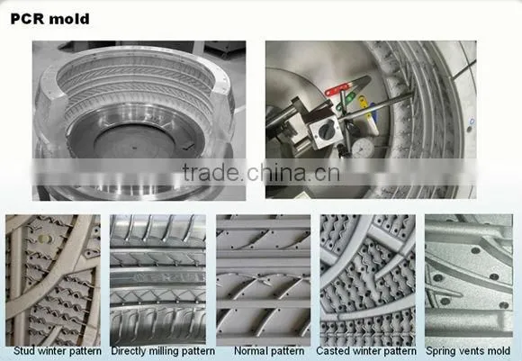 Segmented tire mold
