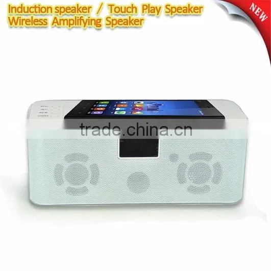 portable wireless amplifying induction mini speaker