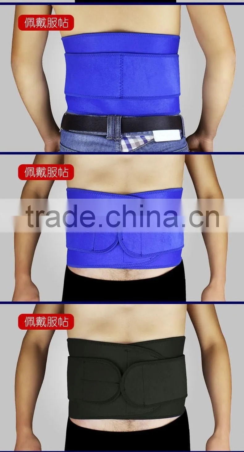 FDA Approved Waterproof Double Pull Adjustable Neoprene Waist Support/back&lumbar support