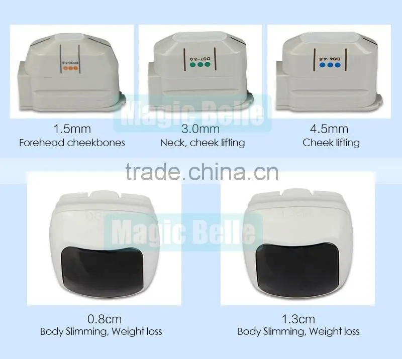 Portable Ultrasound Hifu Slimming Machine Liposonix Weight Loss Body Shaping Machine With 2 Heads For Home Use