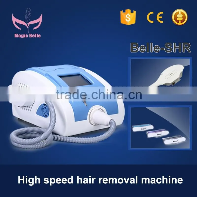 Safey skin rejuvenation SHR OPT IPL permanent hair removal laser for salon use