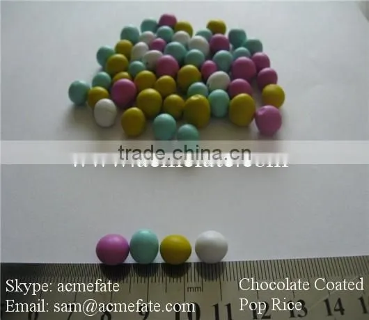 Top quality export popular chocolate coated pop rice