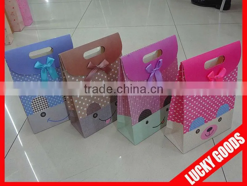 2013 natural recycle custom printed paper bags