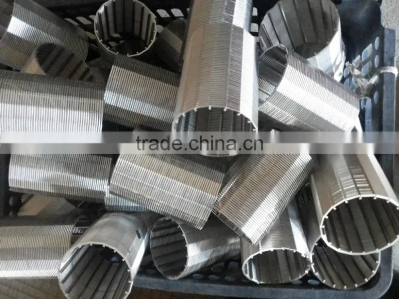YS Manufacturer Stainless steel Johnson wedge wire wrapped screen filter