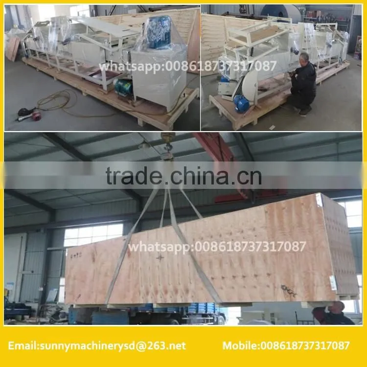 hot pressing hydraulic working Wood sawdust block press machine