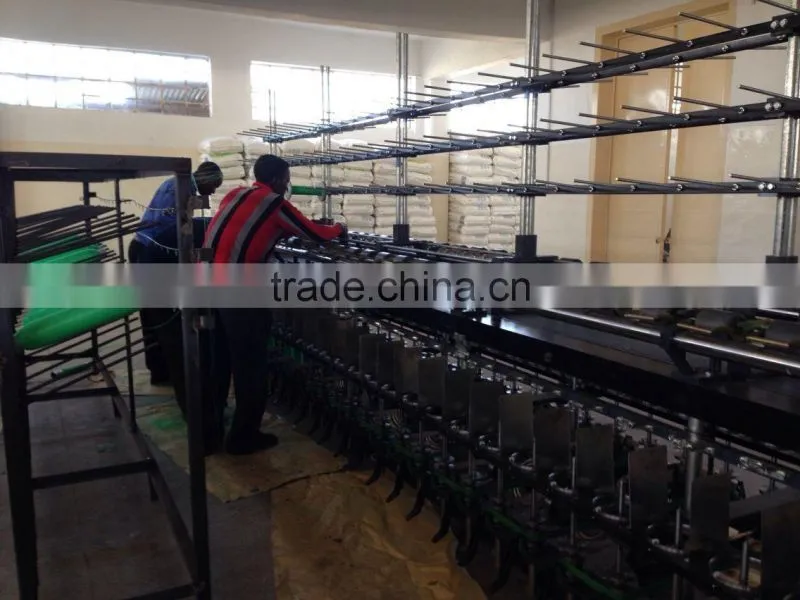 Rope making machine pre-twister for twisting rope yarn