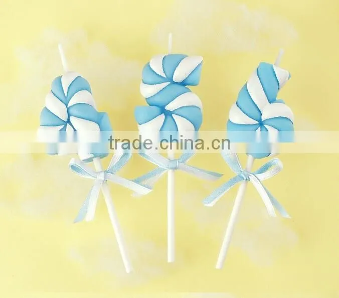 digit figure birthday colored number candle