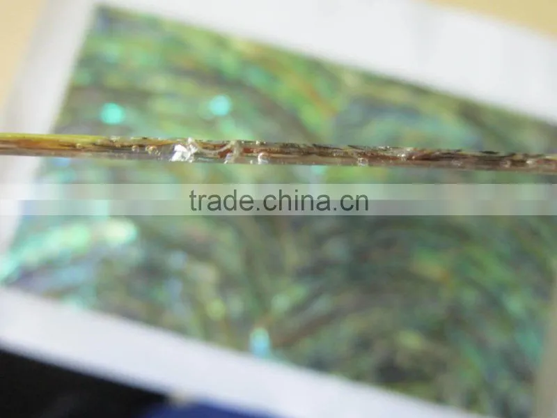 4 layers thick white lip mop shell veneer