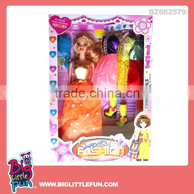 11 inch solid doll toy little girl love doll