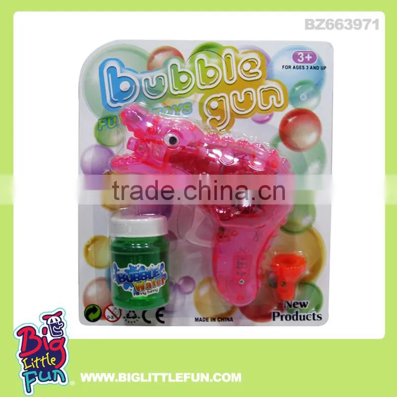 Transparency bubble gun,dolphin bubble gun