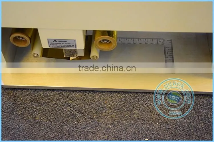 High precision mini automatic 57mmX170mm portable hot stamping machine