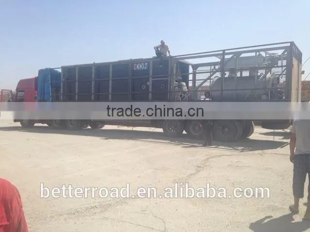 Firewood heating drummed bitumen decanter
