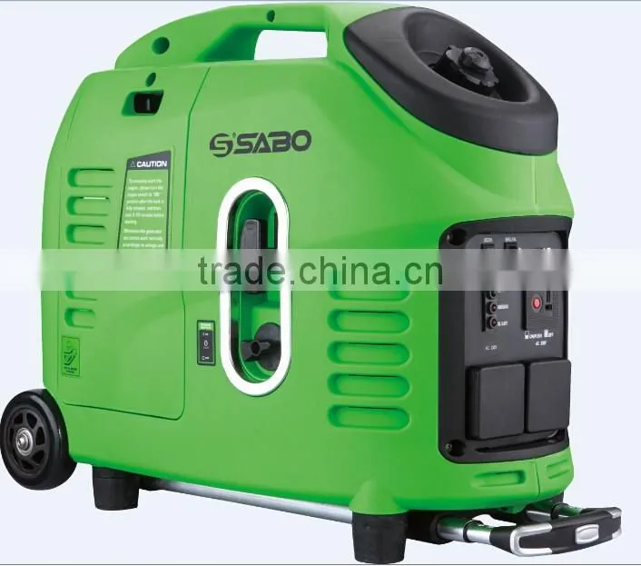 Super Quiet Digital Inverter Gasoline Generator GT-2000i,100% Copper Wire