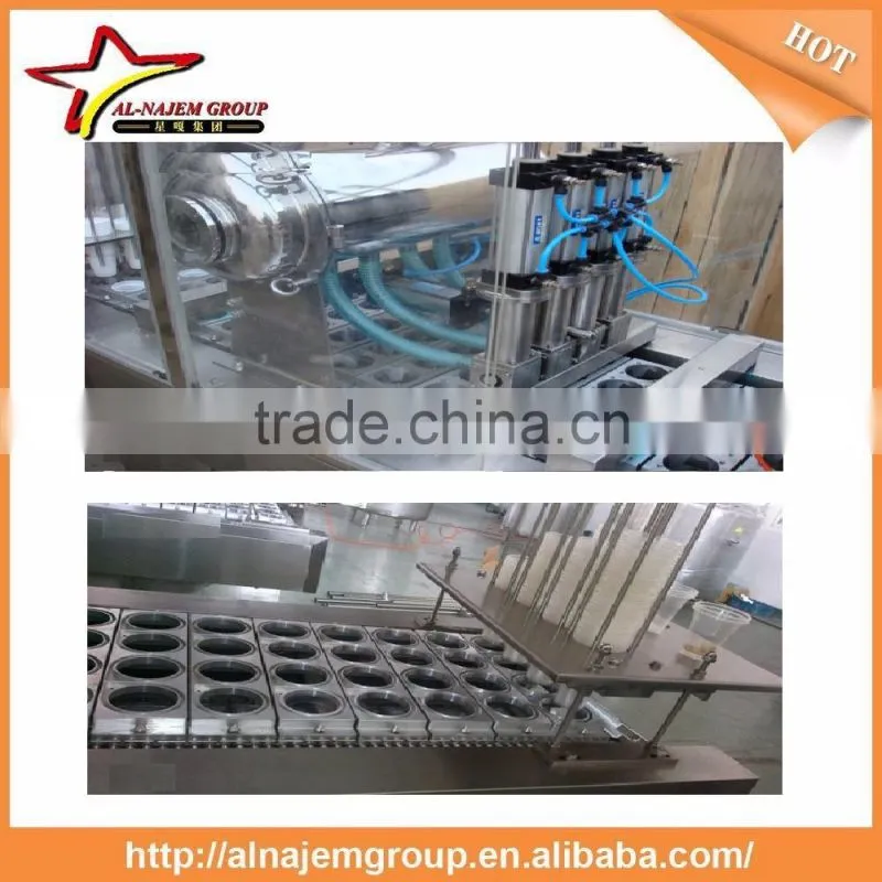 Automatic cup mineral water filler and seamer machine
