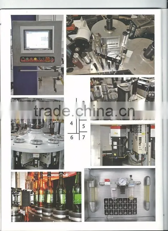 HB3H-30 Three Sided Label Automatic Self-adhesive Bottle Labeling Machine