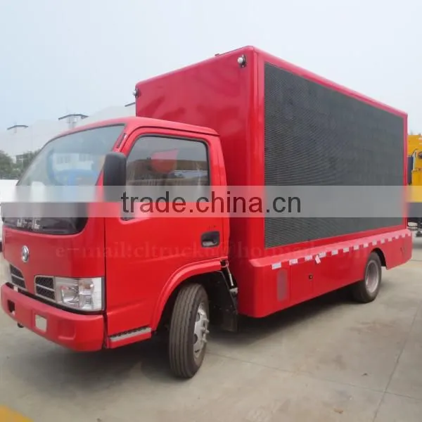 95hp 4*2 DONGFENG LED Advertising Promulgate Truck