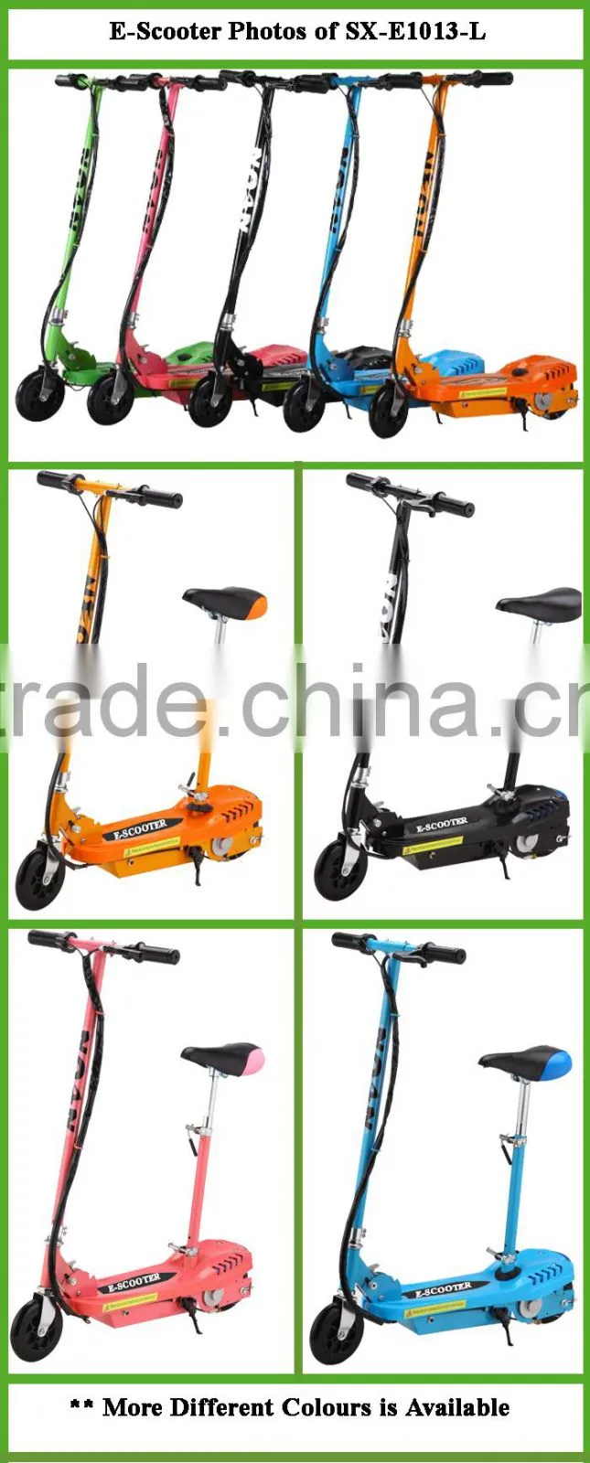 electric scooters new design kids electric bike SX-E1013-L