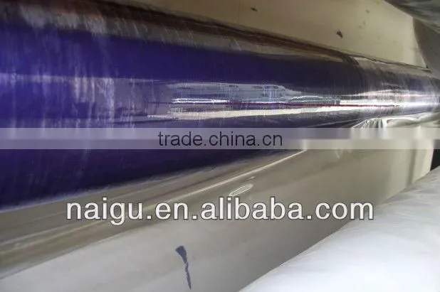 tight blue transaprent mattress packing sheet