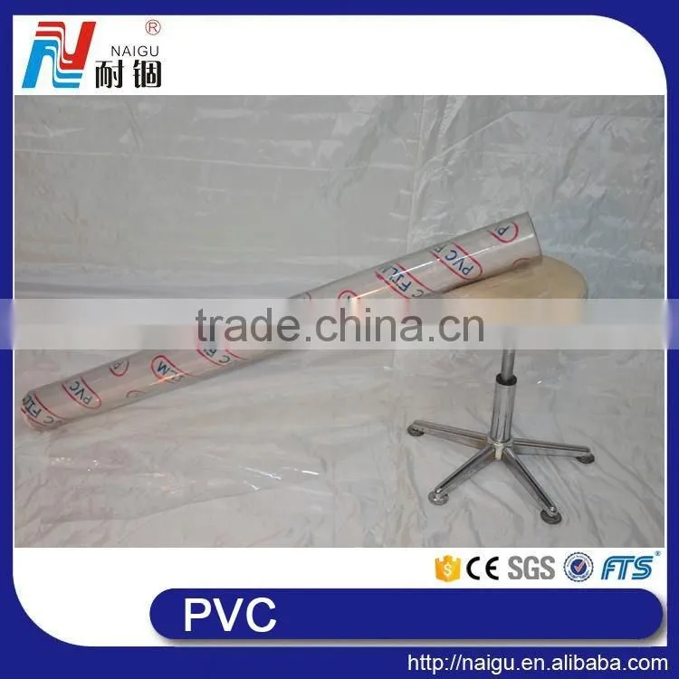 China NaiGu factory good soft pvc furniture cover film in roll