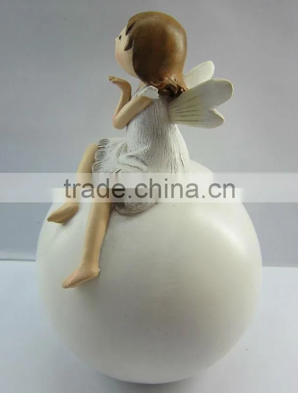 Colorful resin angel sculptures for sale
