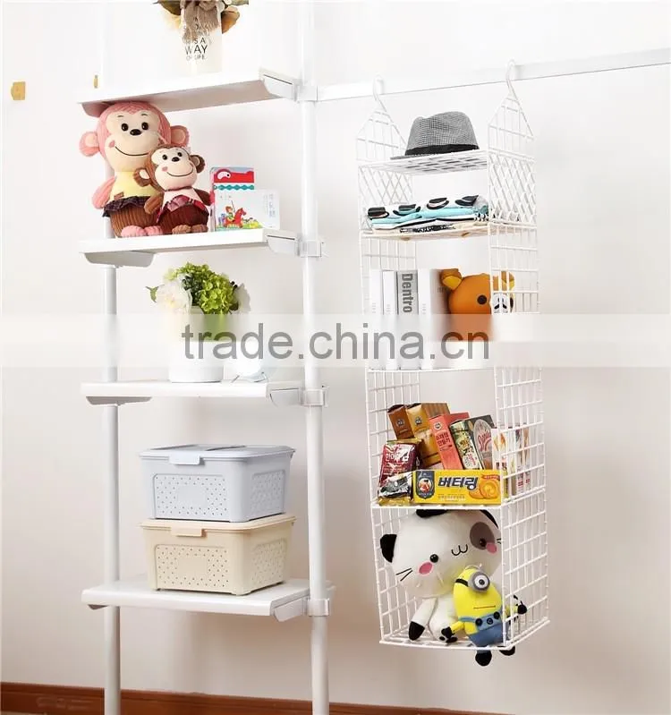 DIY Plastic Hanging Storage Organizer