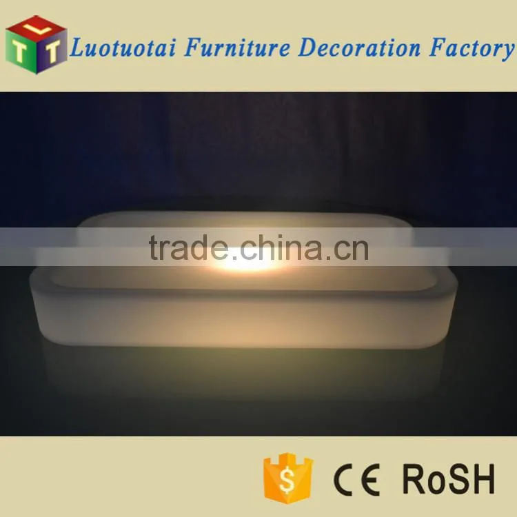 Disco and night club use 16 color changed led bar wine tray with remote cotrol