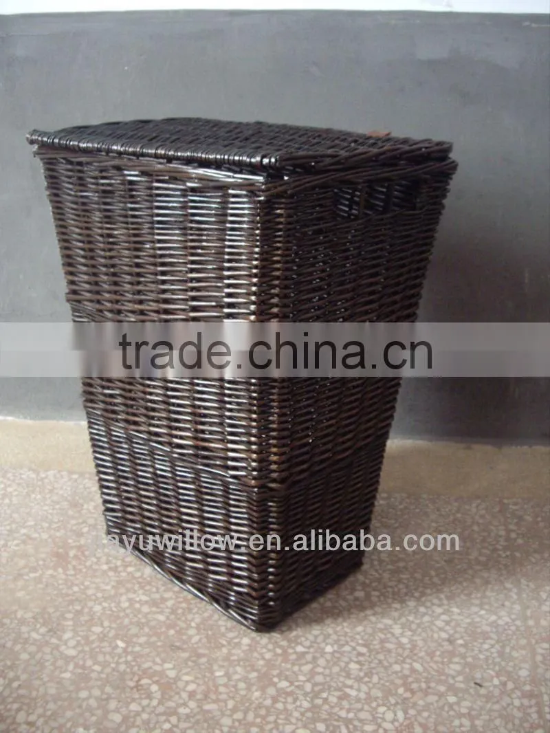 WILLOW LAUNDRY bin wicker laundry BASKETS for sales