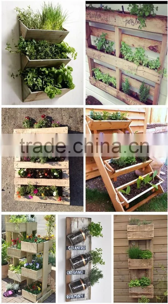 Outdoor Wooden Flower Pot, FSC Wood Planter, Planter Box