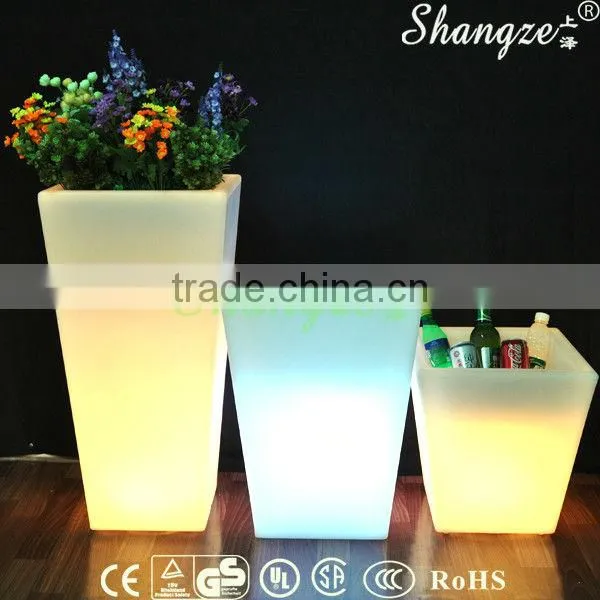 LED Lighted Planter Pots / LED Flower Pot Wholesale