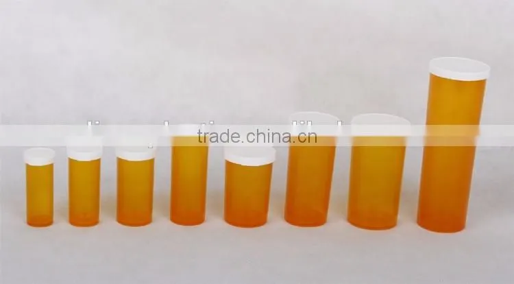 safty pill vial plastic Disposable Pill vials
