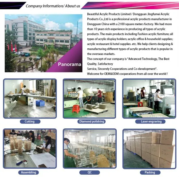 Dongguan Jingfumei Acrylic Products Co.,Ltd company overview - view 1
