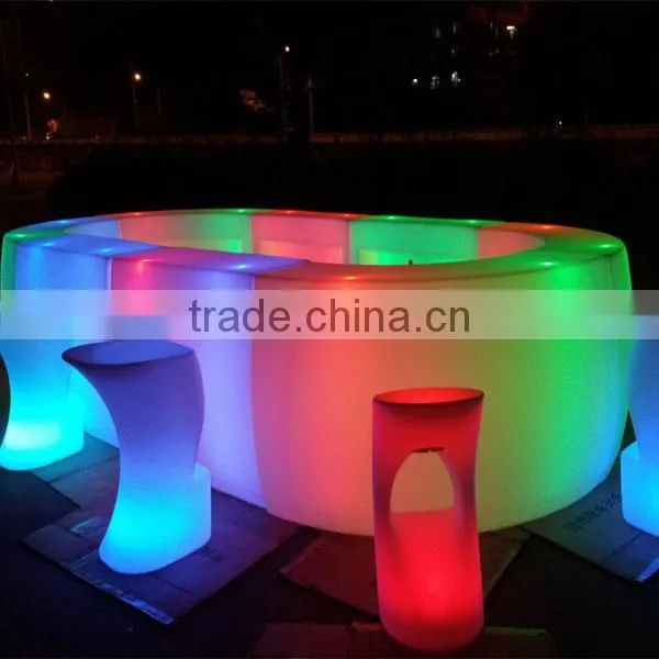 commercial LED glowing light stool chairs for party
