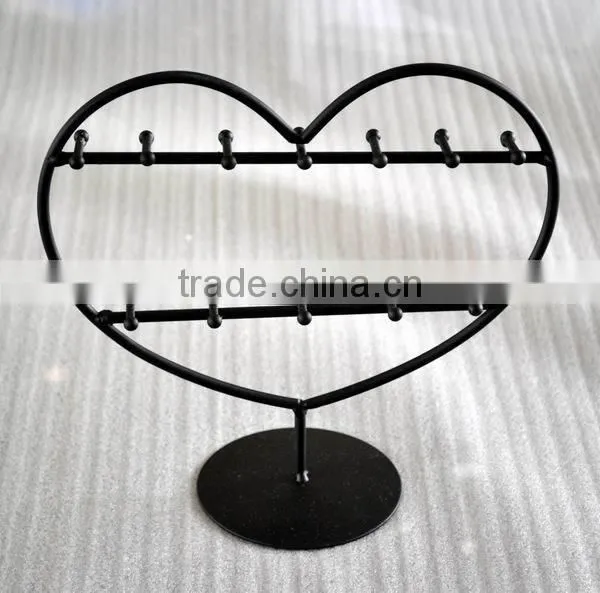 Metal jewelry display rack
