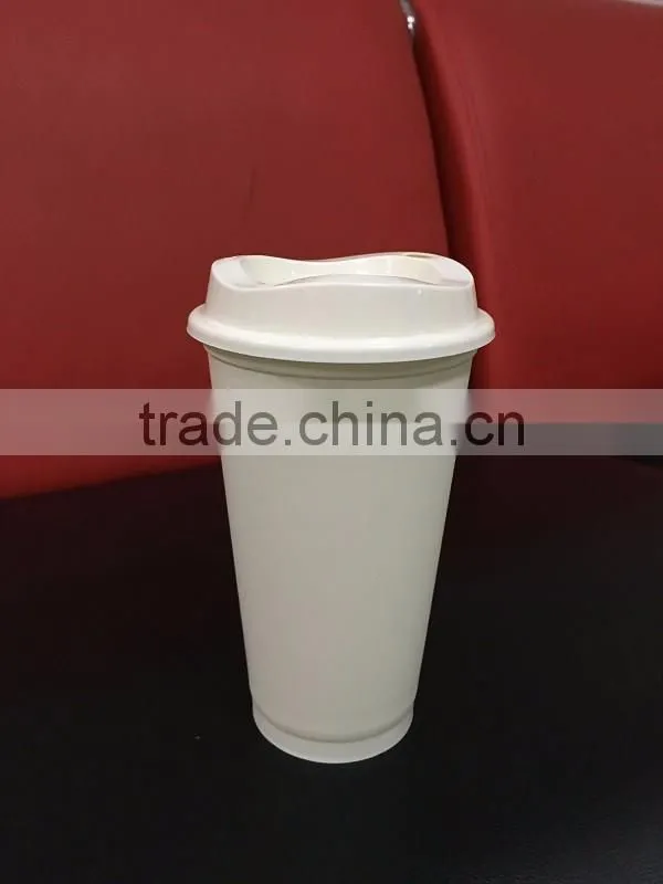 Wholesale starbucks plastic coffee cups plastic coffee cup with lid