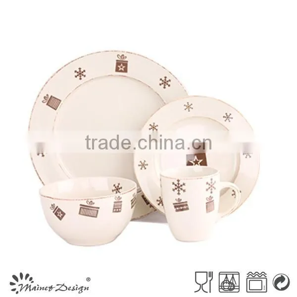Christmas gift combination birth-style ceramic tableware design