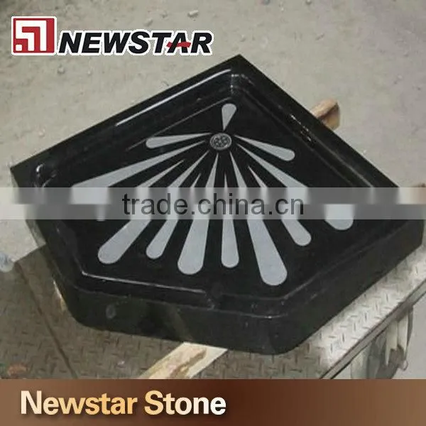 Black Granite Bath Shower base