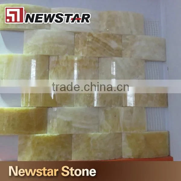 Luxury decoration onyx mosaic tile