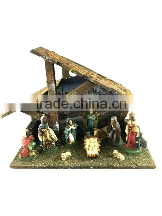 Vintage Christmas Village Scene, Vintage Christmas.