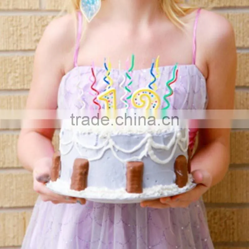 Colouring Spiral Happy Birthday Candle