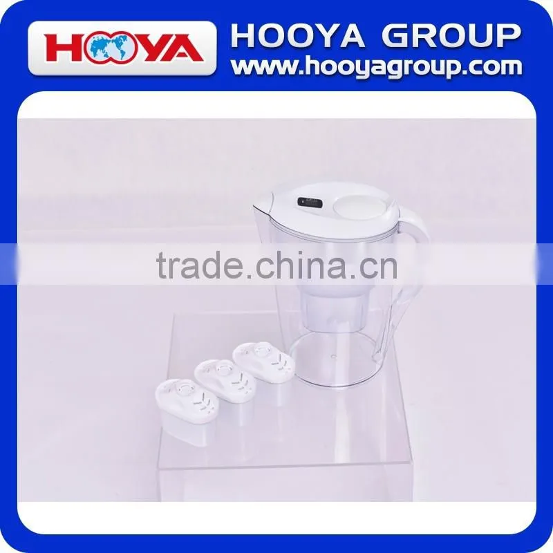 3.5L PLASTIC CLEAR WATER FILTER PITCHER 1 pitcher with 3 filter