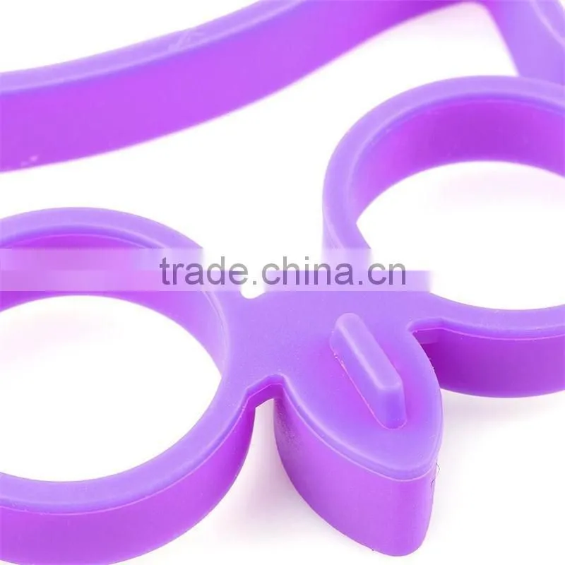Unique silicone egg cook ring owl shaped fried egg molds pancake maker
