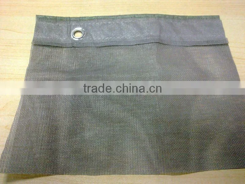 Green PVC coated scaffold net