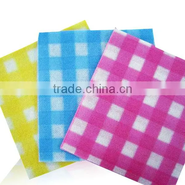 rayon kitchen cloth/ eco-friendly cheap disposable nonwoven cotton washing cloths
