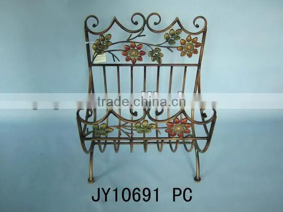 Decorative Metal Newspaper Holder